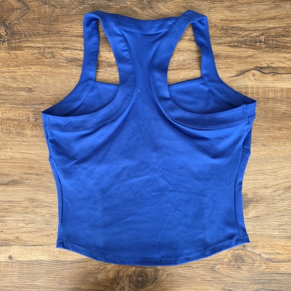 Markia Women's Blue Athletic Racerback Tank Top Size Medium - Picture 9 of 10